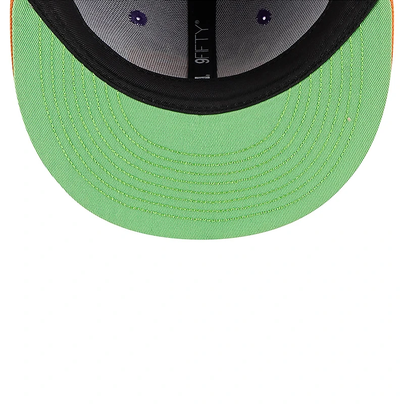 Youth New Era Purple/Orange Buffalo Bills Nickelodeon Slime 9FIFTY Snapback Hat