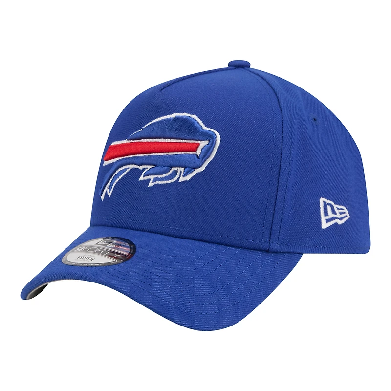 Youth New Era Royal Buffalo Bills 9FORTY A-Frame Adjustable Hat