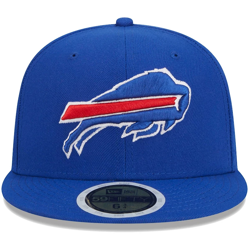 Youth New Era Royal Buffalo Bills  Main 59FIFTY Fitted Hat