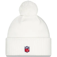 Youth New Era  White Buffalo Bills 2025 Rivalries Collection Sideline Cuffed Knit Hat with Pom