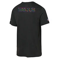 Youth Nike Black Buffalo Bills 2025 NFL Crucial Catch Tri-Blend Dri-FIT T-Shirt