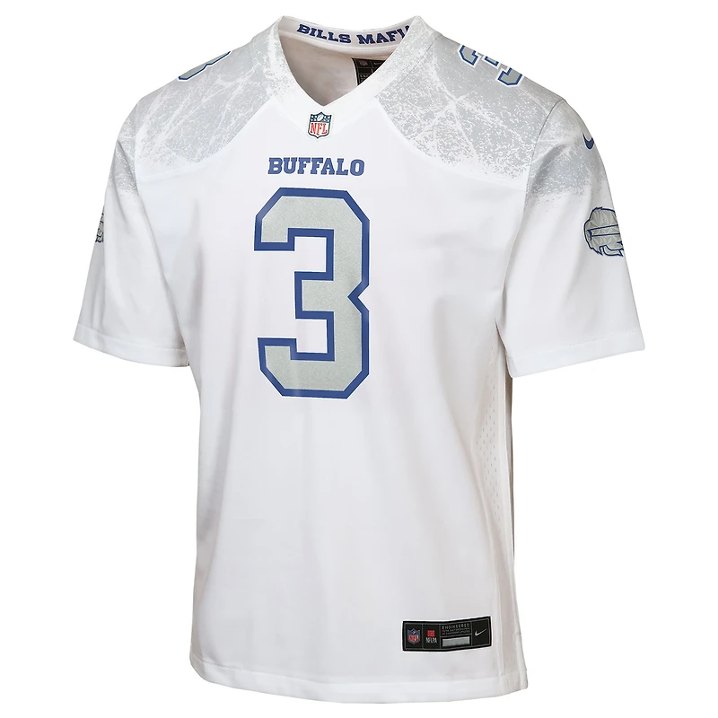 Youth Nike Damar Hamlin White Buffalo Bills 2025 Rivalries Collection Game Jersey