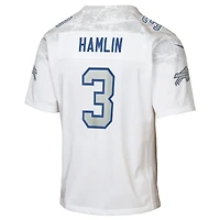 Youth Nike Damar Hamlin White Buffalo Bills 2025 Rivalries Collection Game Jersey