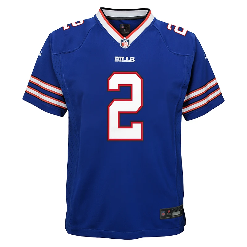 Maillot de match Nike D.J. Moore bleu des Buffalo Bills pour jeunes