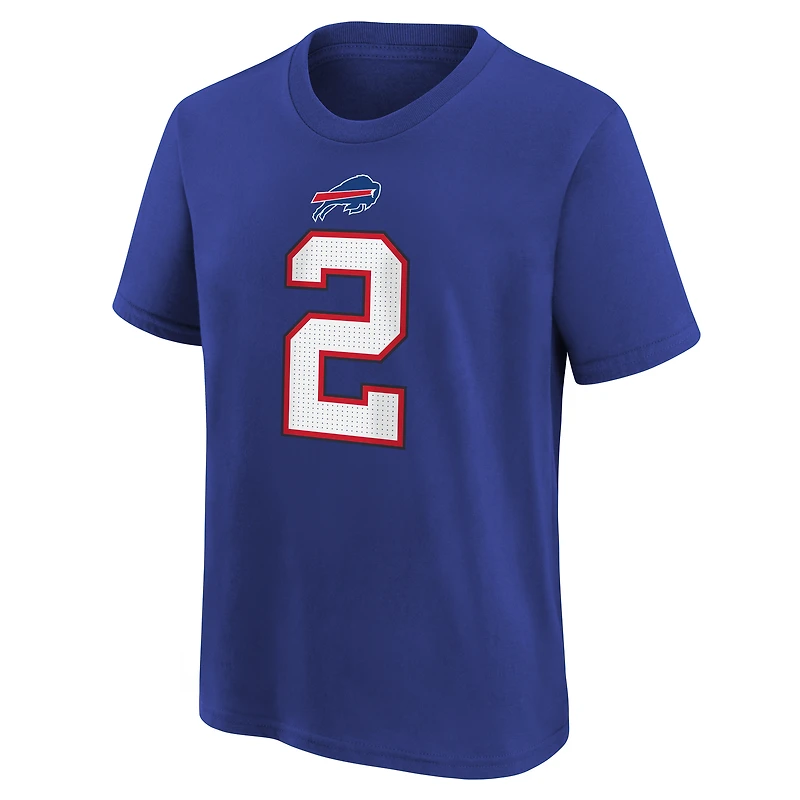 Youth Nike D.J. Moore Royal Buffalo Bills Name & Number T-Shirt