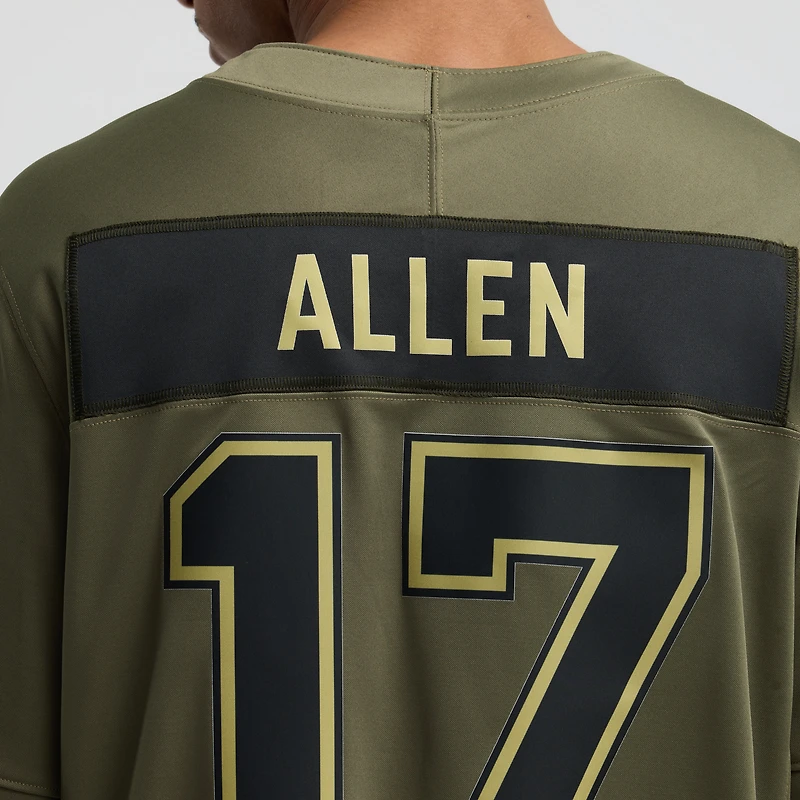 Youth Nike Josh Allen Olive Buffalo Bills 2025 Salute to Service Game Jersey