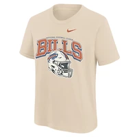 T-shirt Nike Easy Lane pour jeunes, couleur naturelle, Buffalo Bills