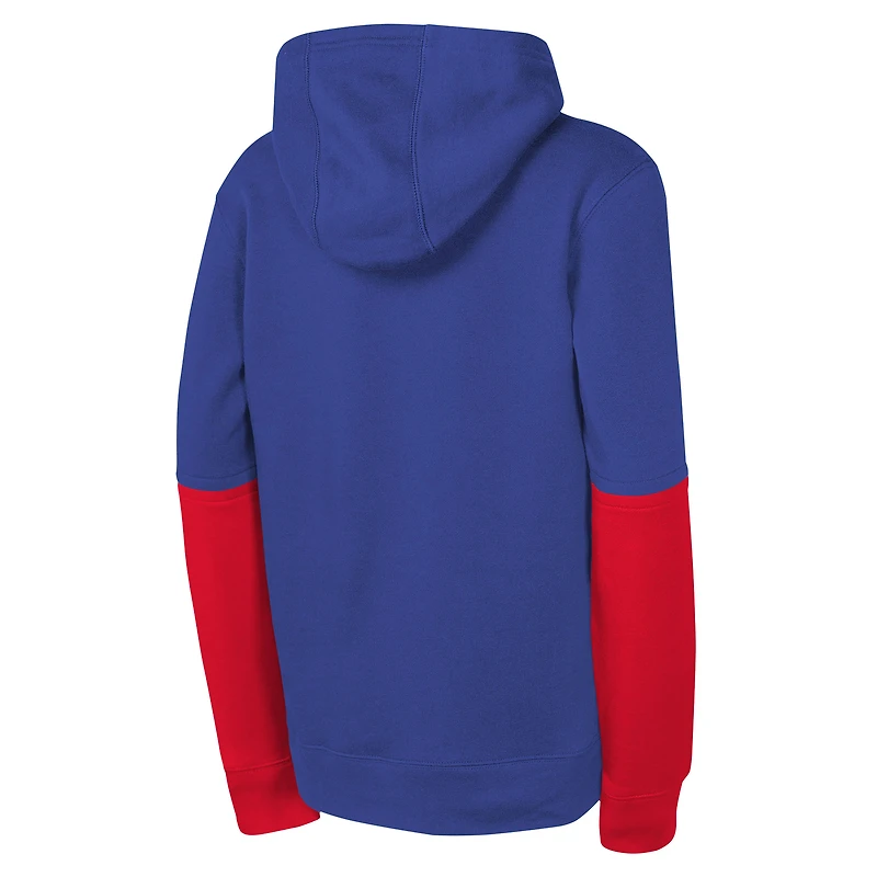 Sweat à capuche Nike Royal Buffalo Bills Club pour jeunes