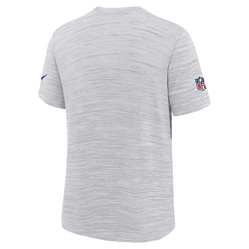 Youth Nike White Buffalo Bills 2025 Rivalries Collection Sideline Velocity Dri-FIT T-Shirt