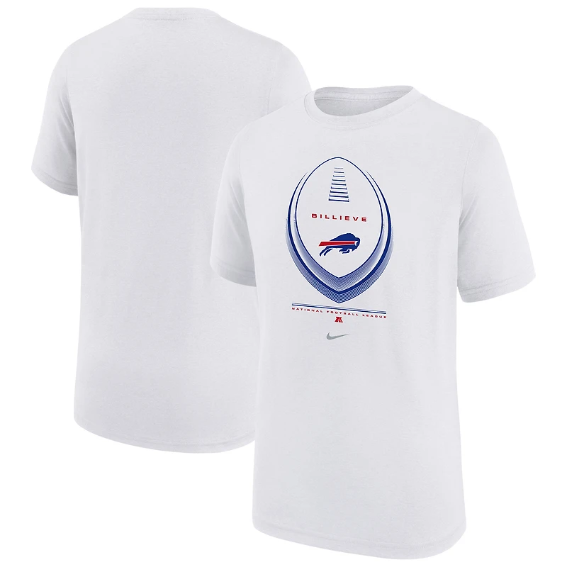 Youth Nike  Red Buffalo Bills Icon Legend Dri-FIT T-Shirt