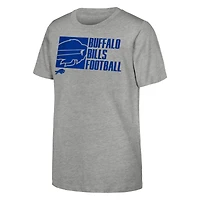 Youth Outerstuff Heather Gray Buffalo Bills Post Game T-Shirt