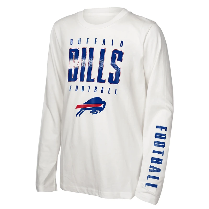 Youth Outerstuff Royal Buffalo Bills the Mix T-Shirt Combo Set