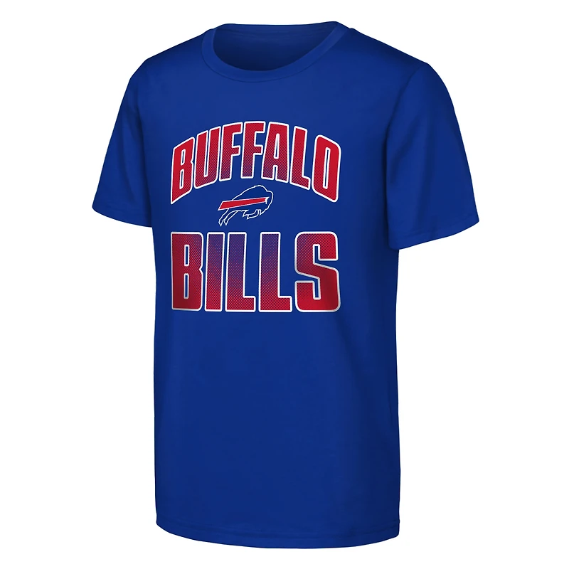 Youth Outerstuff Royal Buffalo Bills Never Quit 2-Pack T-Shirt Set