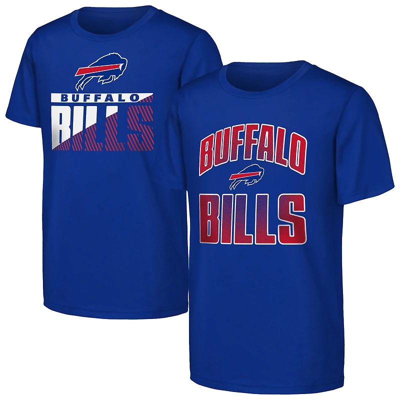 Ensemble de 2 t-shirts Youth Outerstuff Royal Buffalo Bills Never Quit