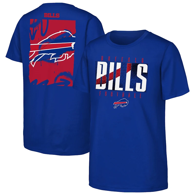 T-shirt à manches courtes pour jeunes Bills B43 NFL Posterize V114013 TEEYTHC HK1B7FJHAF01_B43_BIL