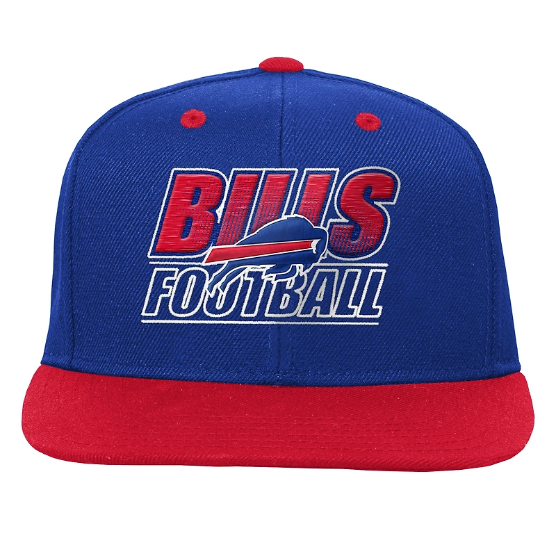 Casquette Snapback dégradée Youth Outerstuff Royal Buffalo Bills Team