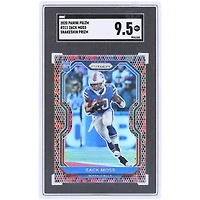 Zack Moss Buffalo Bills 2020 Panini Prizm Snakeskin Prizm #311 SGC authentifié 9.5 Rookie Card