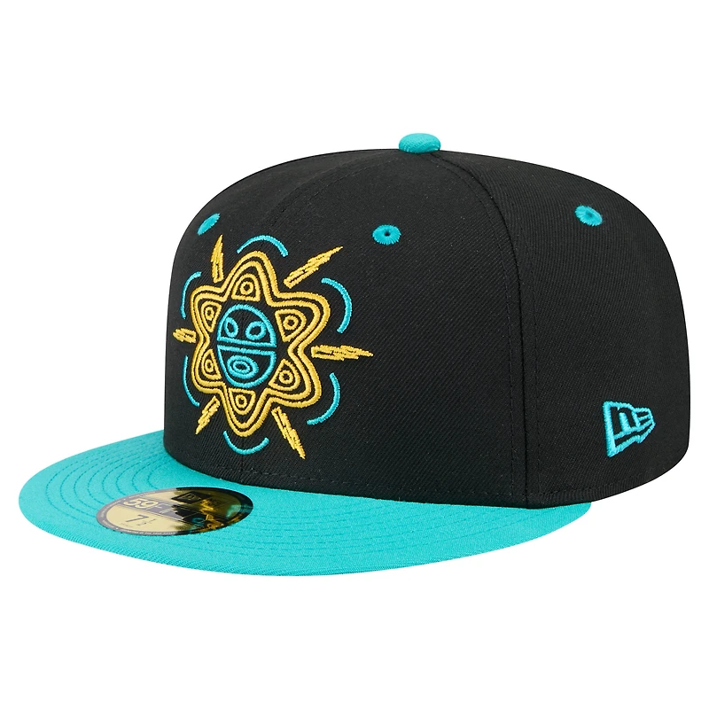 Men's New Era Black Buffalo Bisons Copa de la Diversión 59FIFTY Fitted Hat