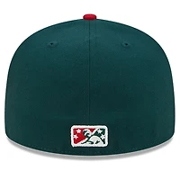 Men's New Era Green Buffalo Bisons Big League Chew Team 59FIFTY Fitted Hat