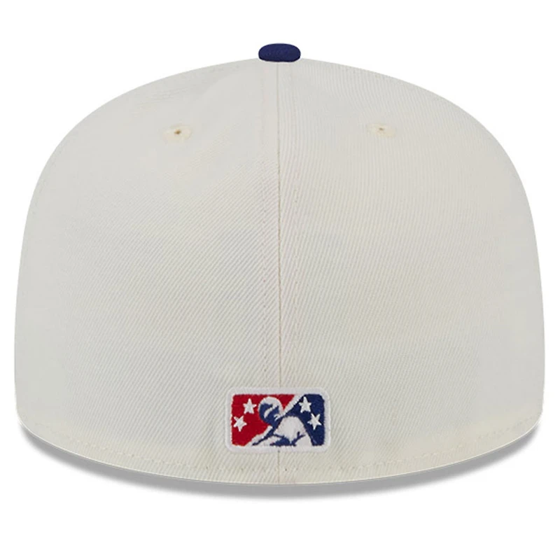Men's New Era White Buffalo Bisons Big League Chew Original 59FIFTY Fitted Hat