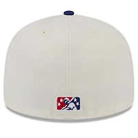 Men's New Era White Buffalo Bisons Big League Chew Original 59FIFTY Fitted Hat