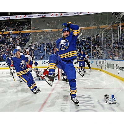 Alex Tuch Buffalo Sabres Unsigned Celebrates a Third Period Goal Photograph