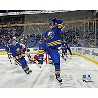 Alex Tuch Buffalo Sabres Unsigned Celebrates a Third Period Goal Photograph