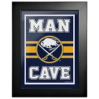 Sabres de Buffalo - Oeuvre encadrée Man Cave 12'' x 16''