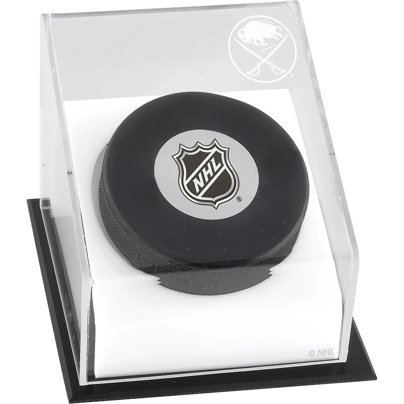 Buffalo Sabres (2020-Present) Puck Deluxe Logo Display Case
