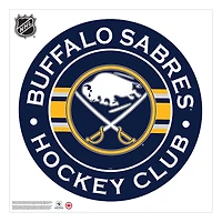 Buffalo Sabres - 36'' x 36'' Team Repositional Stripe Design Vinyl Wall Decal