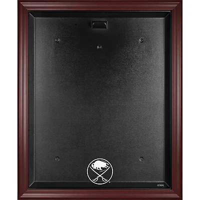 Buffalo Sabres Mahogany Framed (2020-Present) Logo Jersey Display Case