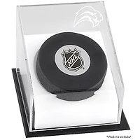 Vitrine de luxe avec logo des rondelles des Buffalo Sabres
