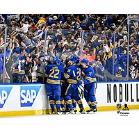 Buffalo Sabres Unsigned 2026 Stanley Cup Playoffs First Round Game 1 Goal Celebration Photograph