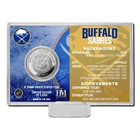Histoire de l'équipe Highland Mint Buffalo Sabres - Coin Card