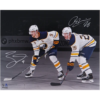 Jack Eichel and Rasmus Dahlin Buffalo Sabres Autographed 16" x 20" Dual Photograph