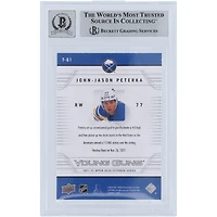 JJ Peterka Buffalo Sabres Autographed 2021-22 Upper Deck Extended Series 06-07 Retro YG #T-81 Beckett Fanatics Witnessed Authenticated 9/10 Rookie Card