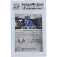 JJ Peterka Buffalo Sabres Autographed 2021-22 Upper Deck Skybox Metal Universe Spectrum #186 Beckett Fanatics Witnessed Authenticated 10 Rookie Card