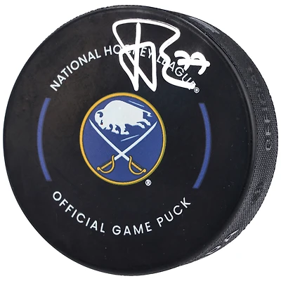 JJ Peterka Buffalo Sabres Autographed Official Game Puck