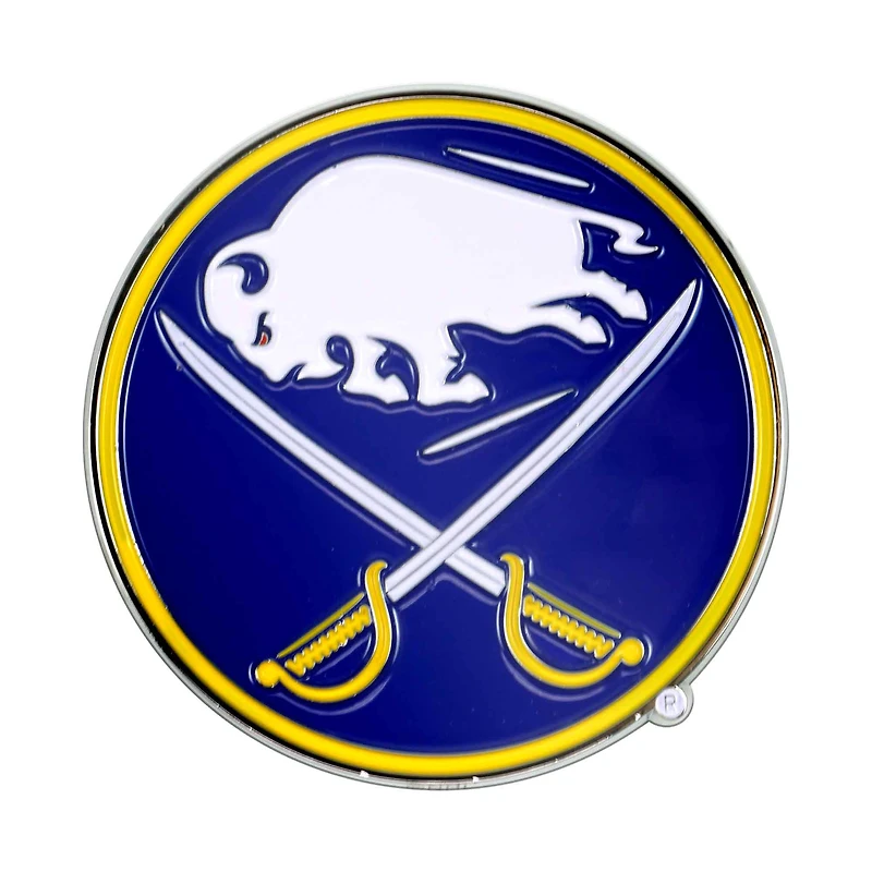 Logo Brands Buffalo Sabres Emblème de voiture en relief couleur