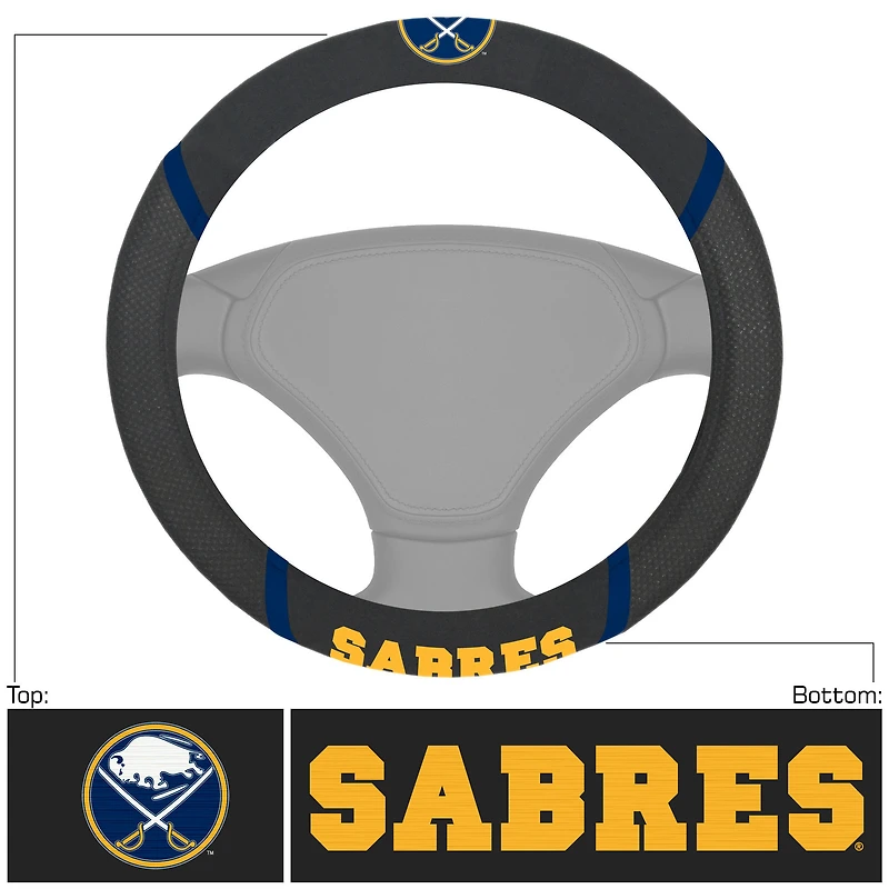 Logo Brands Buffalo Sabres Steering Wheel Cover