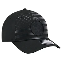 Casquette ajustable à cadre en A 9FORTY Game Day Stealth Flag de New Era pour homme, noire, Buffalo Sabres