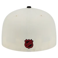 Casquette ajustée bicolore chromée 59FIFTY des Sabres de Buffalo New Era pour homme