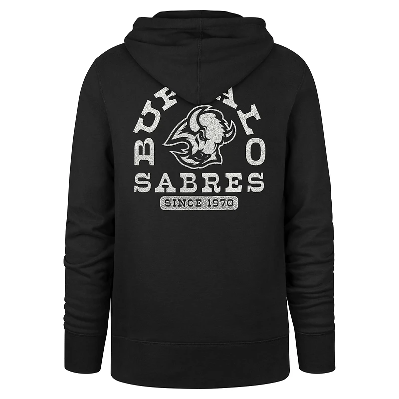 Men's '47 Black Buffalo Sabres Franklin Carry-On Hoodie