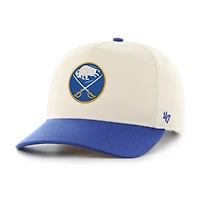 Casquette ajustable pour homme '47 crème/bleu roi Buffalo Sabres Logo Hitch