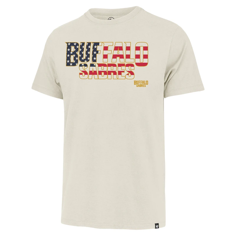 Men's '47 Cream Buffalo Sabres Americana Franklin T-Shirt