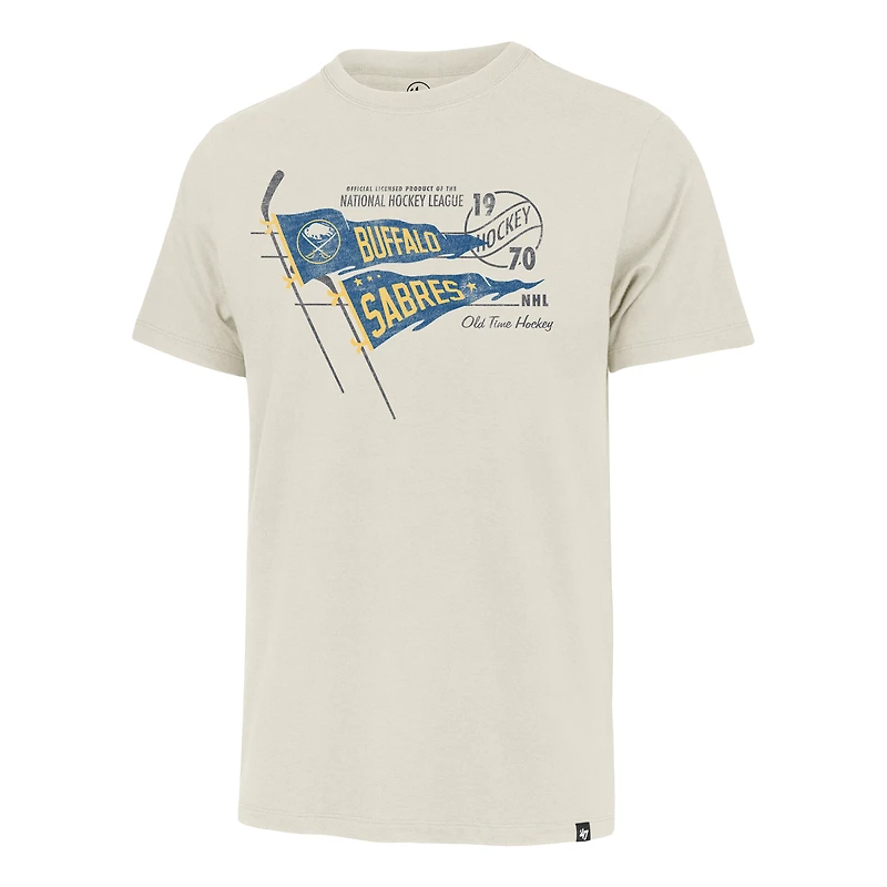 Men's '47 Cream Buffalo Sabres Journeyman Franklin T-Shirt