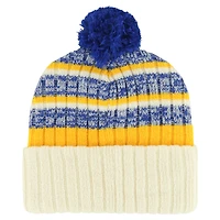 Bonnet en tricot à revers Tavern '47 crème Buffalo Sabres pour hommes avec pompon