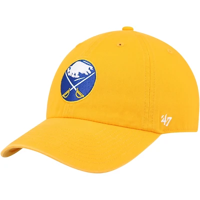 Men's '47 Gold Buffalo Sabres Clean Up Adjustable Hat
