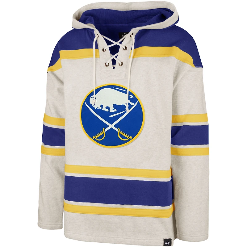 Sweat à capuche Rockaway Lacer des Sabres de Buffalo '47 Oatmeal pour hommes