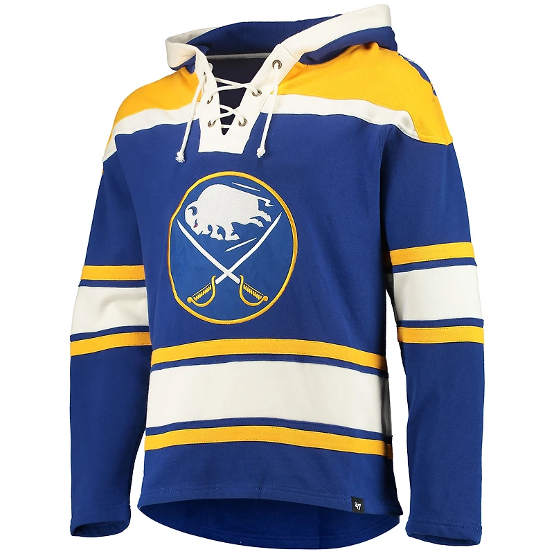 Sweat à capuche lacets supérieur Royal Buffalo Sabres '47 pour hommes